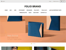 Tablet Screenshot of foliobrand.com